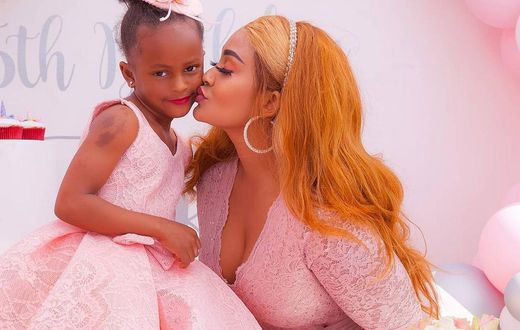 Zari Hassan with daughter Princess Tiffah