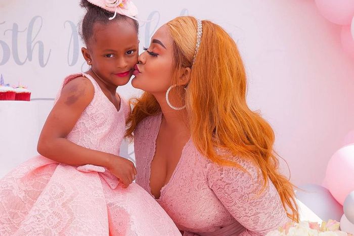 Zari Hassan with daughter Princess Tiffah