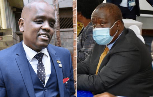 Dennis Itumbi and Interior CS Fred Matiang'i