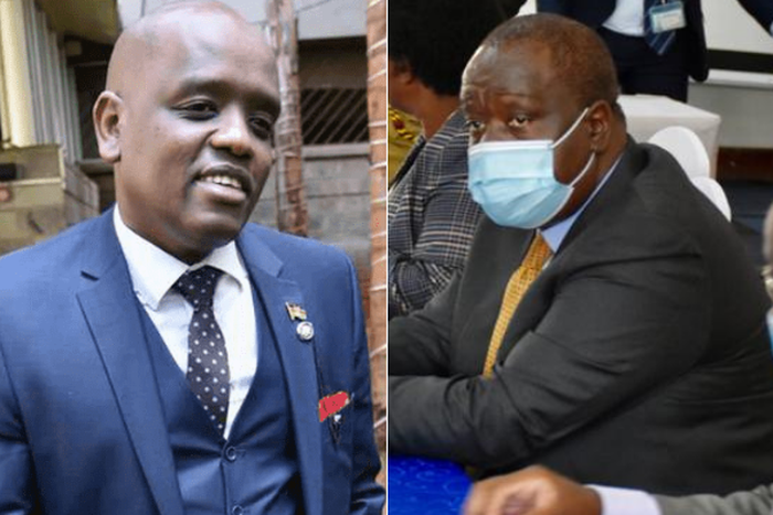 Dennis Itumbi and Interior CS Fred Matiang'i