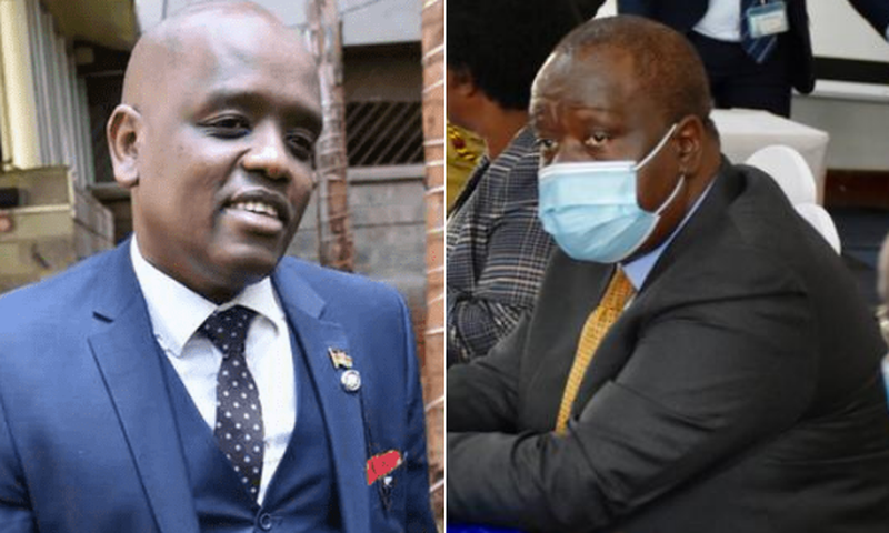 Dennis Itumbi and Interior CS Fred Matiang'i