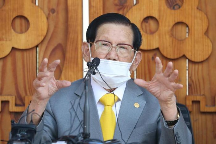 Lee Man-hee, head of the Shincheonji Church of Jesus