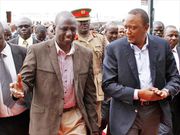 Deputy President William Ruto and President Uhuru Kenyatta