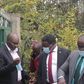 Bomet Senator Christopher Lang'at when he surrendered to police at his Nyayo Estate residence