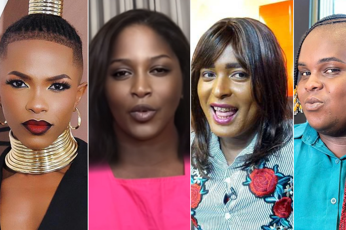 From left: Dennis Karuri, Terence Creative, Shaniqwa & Kinuthia