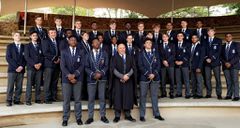 Zari Hassan's Son Pinto Ntale with classmates