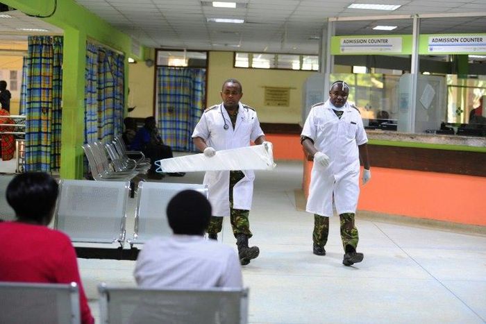 In December, the Kenyan government deployed army doctors to the country's main hospitals after public sector doctors went on strike