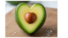 An AI-generated image of an avocado
