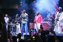 File image of Sauti Sol band members at a past event