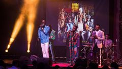 File image of Sauti Sol band members at a past event