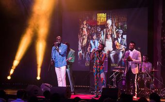 File image of Sauti Sol band members at a past event