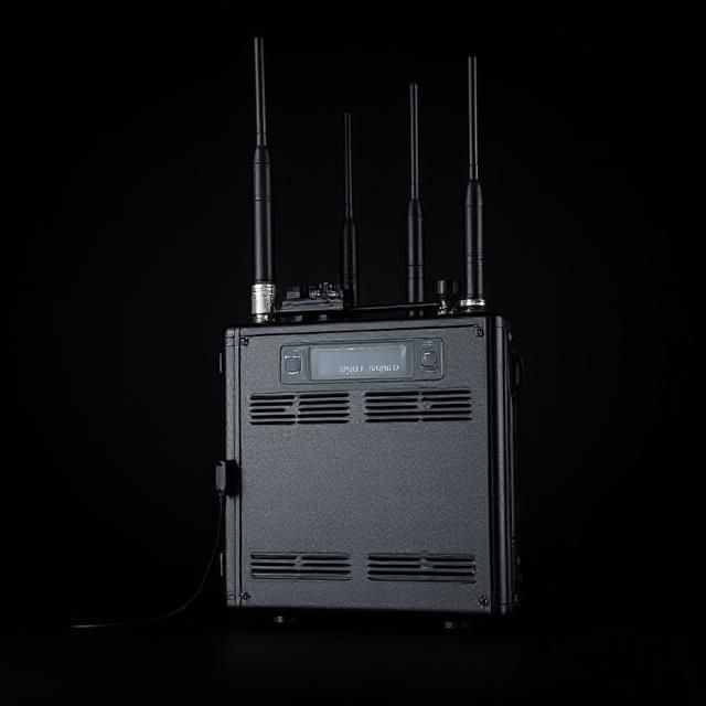 An AI-generated image of a signal jammer for illustration purposes