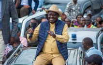 The late former Prime Minister Raila Odinga