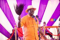 The late former Prime Minister Raila Odinga