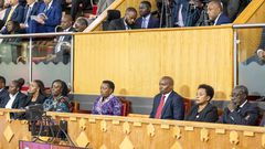 First Lady Rachel Ruto, DP Kindiki, Deputy CJ Philomena Mwilu in parliament for Ruto's State of the Nation Address