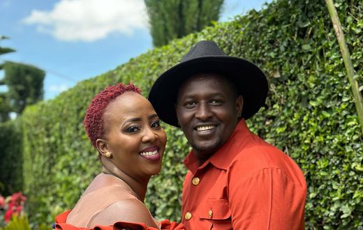 Milly Chebby with her husband Terence Creative