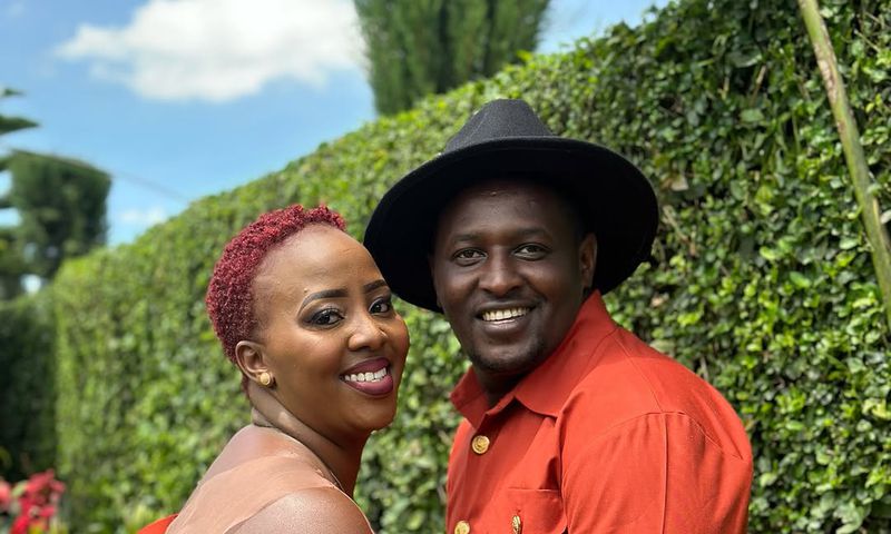 Milly Chebby with her husband Terence Creative