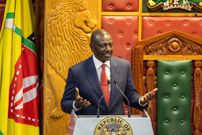 President William Ruto during his State of the Nation Address in parliament