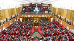 List of CSs, high ranking gov't officials who accompanied Ruto to parliament