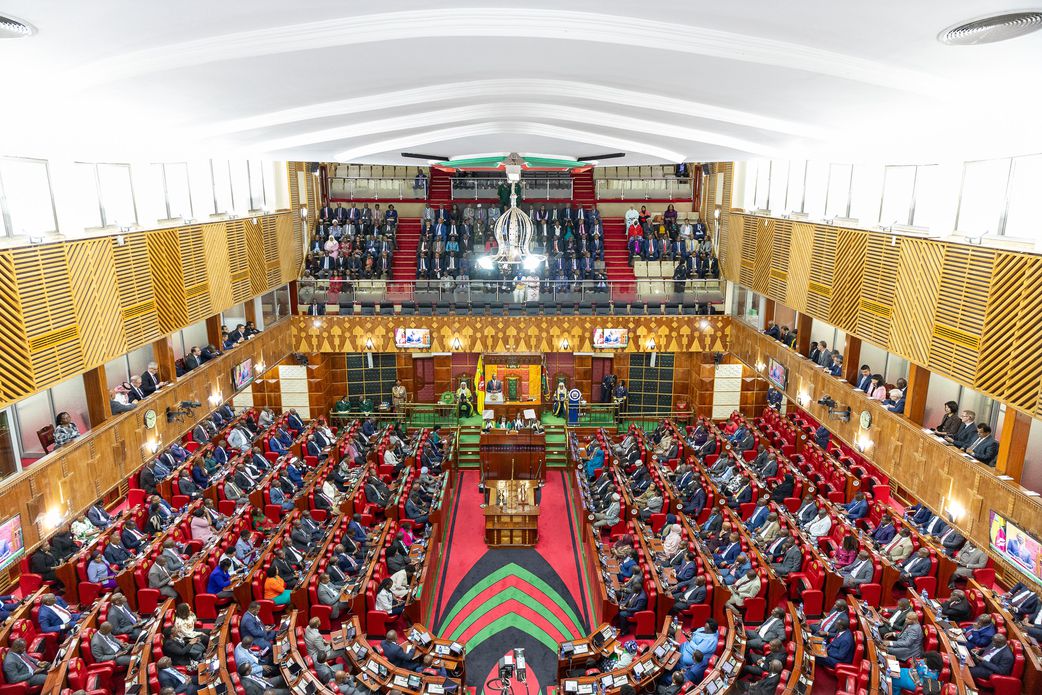 Members Parliament at the National Assembly Chambers