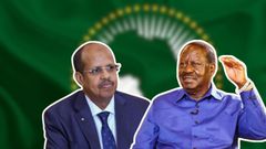 AUC Chairperson candidates Mahmoud Ali Youssouf and Raila Odinga