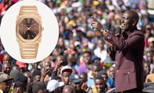 President Ruto wearing a Sh8,746,200 Octo Finissimo Watch by world-renowned luxury fashion brand Bvlgari.