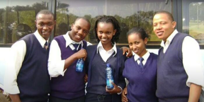 File image a section of the old cast of Tahidi High