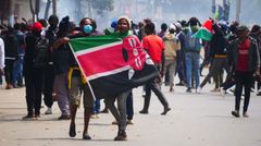 File image of protesters during a past demo in Nairobi