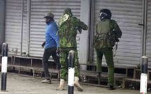 A screengrab image of Boniface Kariuki moments before he was shot by a police officer in Nairobi on Tuesday