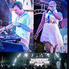 Sofiya Nzau and Brazilian producer Zerb at a concert