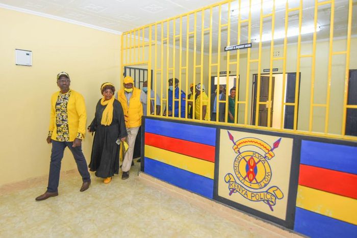 Lanet Police Station in Nakuru was opened by DP Ruto on December 18