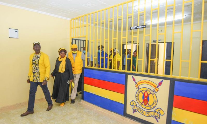 Lanet Police Station in Nakuru was opened by DP Ruto on December 18
