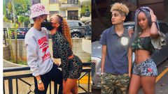 Rapper Noti Flow and her girlfriend King Alami
