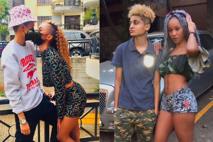 Rapper Noti Flow and her girlfriend King Alami