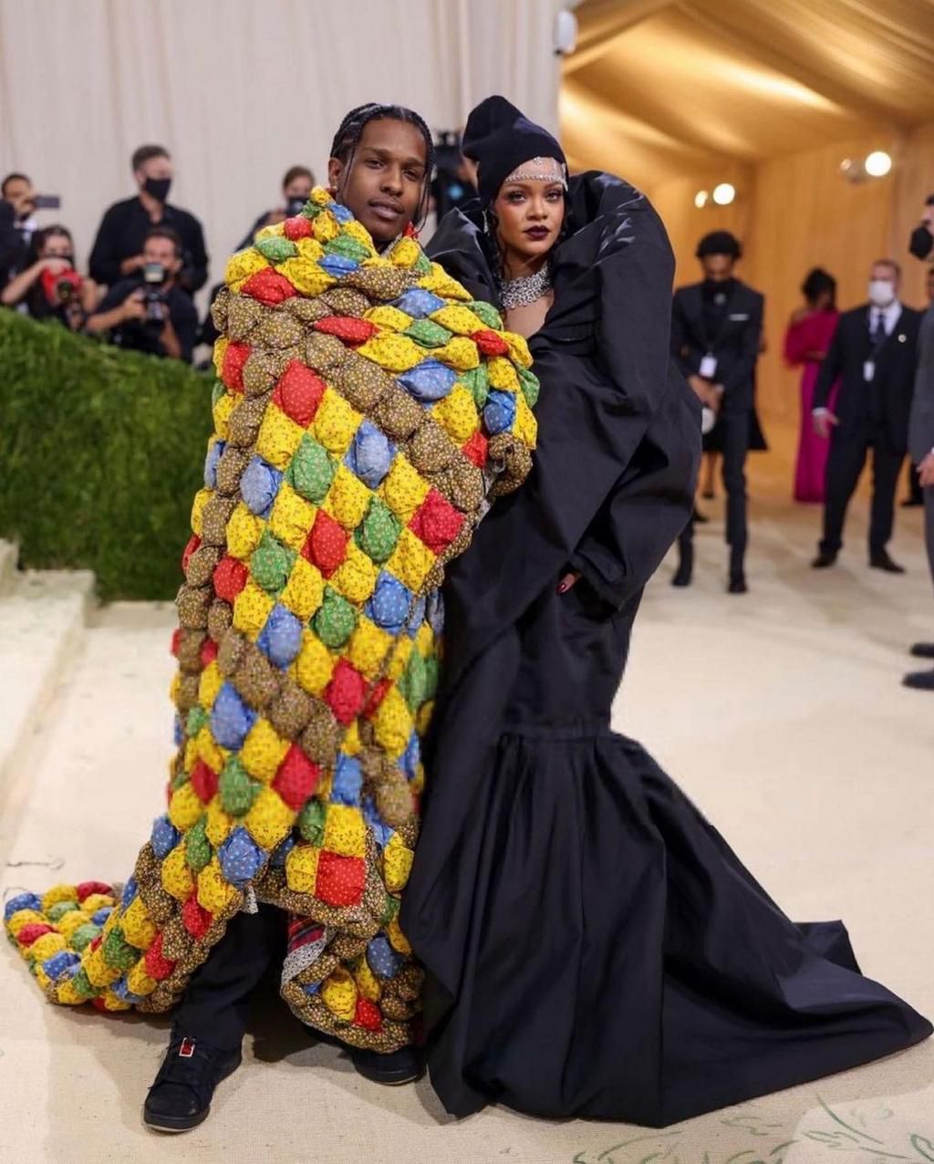 Rihanna and A$ap Rocky at the 2021 Met Gala - Photo Credit- Getty Images