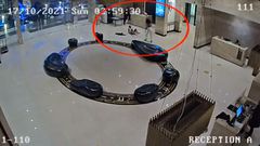 Snippet from CCTV footage of Eddie Ndichu, Paul Ndichu and Munira Hassan's incident with Stephanie and Cheryl Murgor.