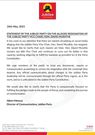 Jubilee Party Statement