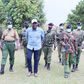 Deputy President William Ruto together with Administration Police officers manning his Karen residence
