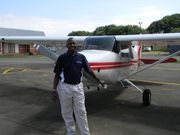 John Pameri at the Pietermaritzburg Flight Training Centre