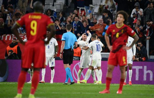 France defender Theo Hernandez scored a dramatic winner in the Nations League semi-final against Belgium