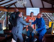 Eugene Mbugua & Sauti Sol's Bien and Media Mogul Joseph Kusaga