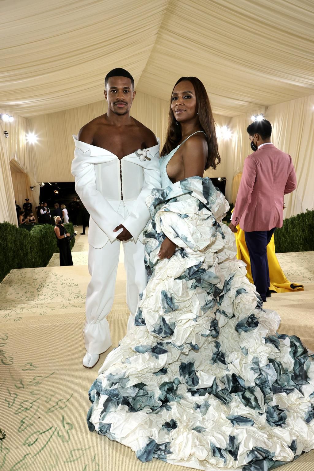 Jeremy Pope and Janet Mock at the 2021 Met Gala - Photo Credit- Getty Images