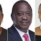 Murang'a Women Rep Sabina Chege President Uhuru Kenyatta and Nyeri Deputy Governor Caroline Karugu