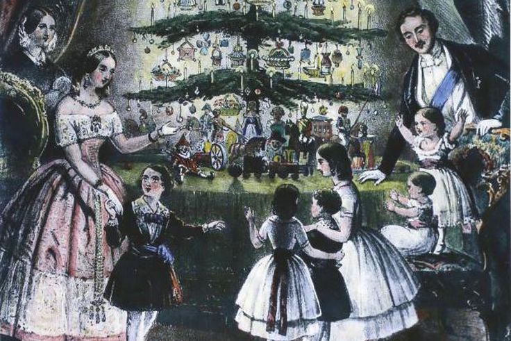 Queen Victoria with the Christmas tree [Time]