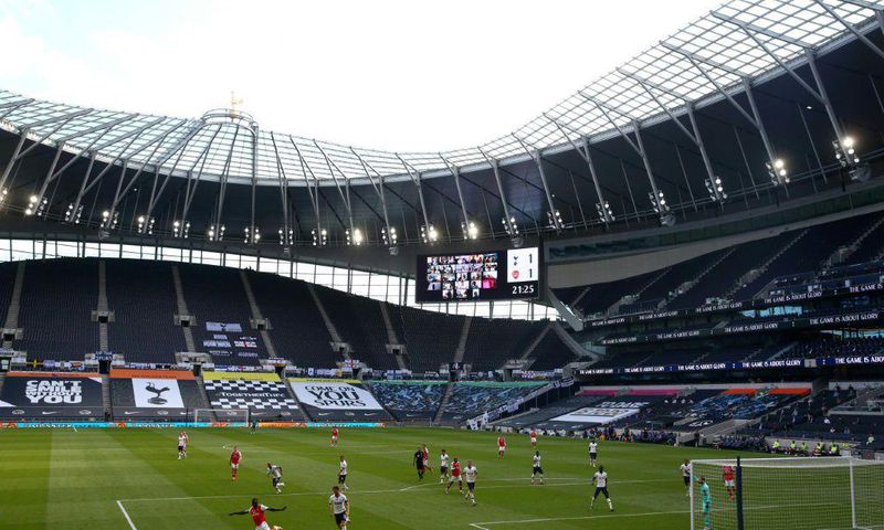 Coronavirus restrictions forced Tottenham to play behind closed doors shortly after opening their new stadium