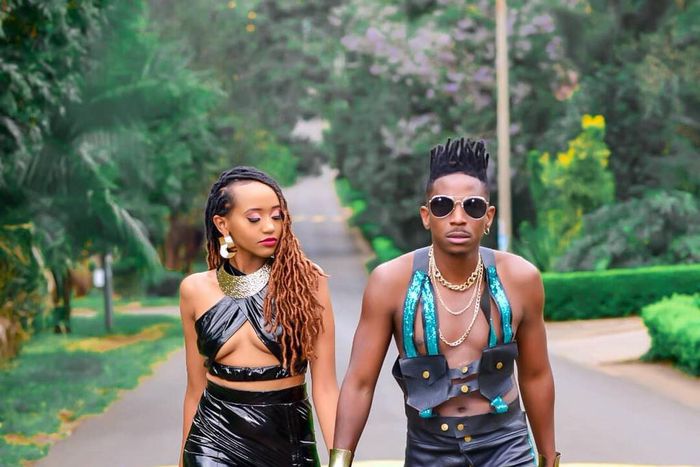 Eric Omondi and Miss P