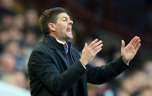Aston Villa manager Steven Gerrard
