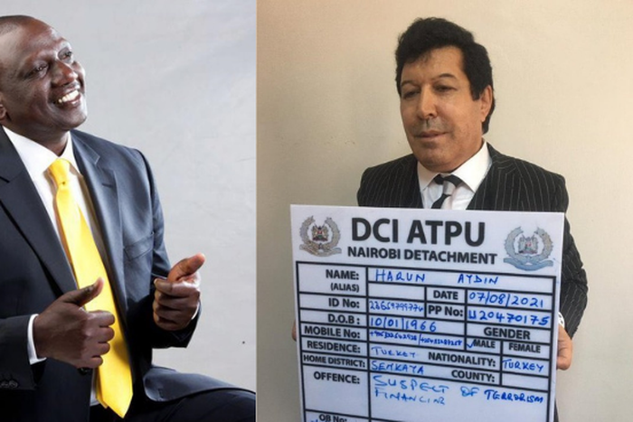 Deputy President William Ruto and Turkish Man Aydin Harun