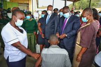 Interior CS Fred Matiang'i launches a 5-day mass Covid-19  vaccination for inmates and staff
