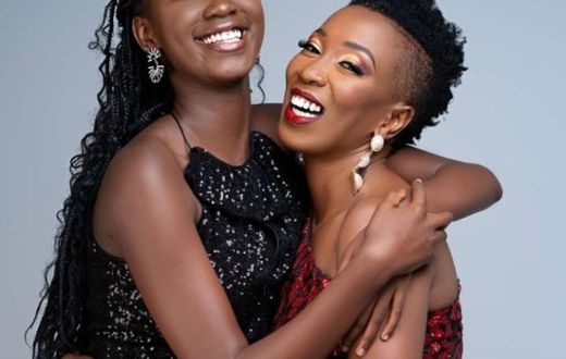 Wahu and daughter, Tumiso